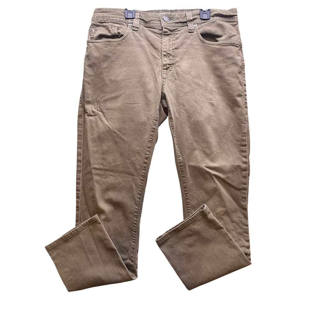 Fidelity Pants Mens Size 33x30 Corduroy Straight Leg Preppy Everyday Light Brown